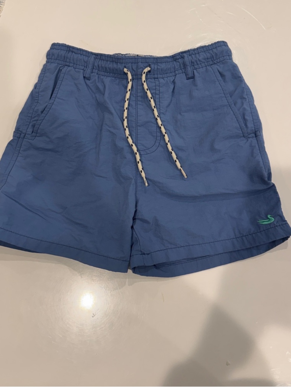 Southern Marsh Blue Drawstring Swim Shorts